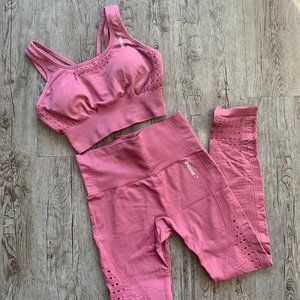 Gymshark Energy + Seamless Crop Top and Leggings